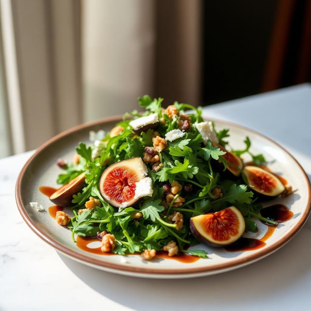 Anti-Inflammatory Fig, Walnut & Arugula Salad