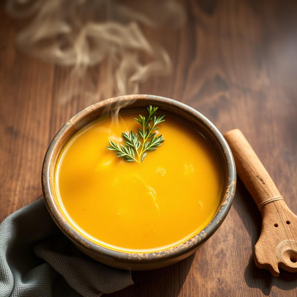Golden Turmeric Bone Broth Soup